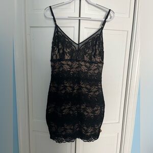 Guess Brand black lace dress
